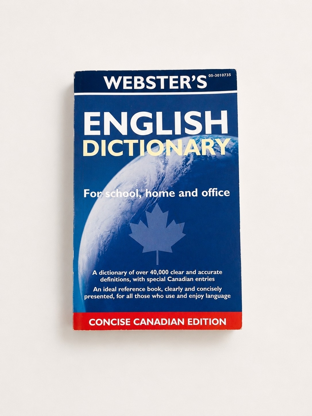 Webster's English Dictionary Concise Canadian Edition | Paperback Reference
